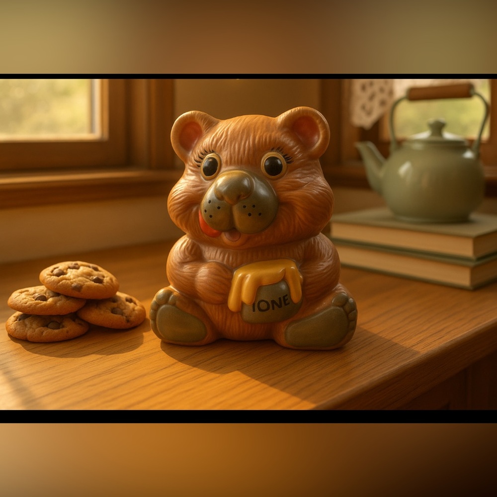 Vintage Bear Cookie Jar
